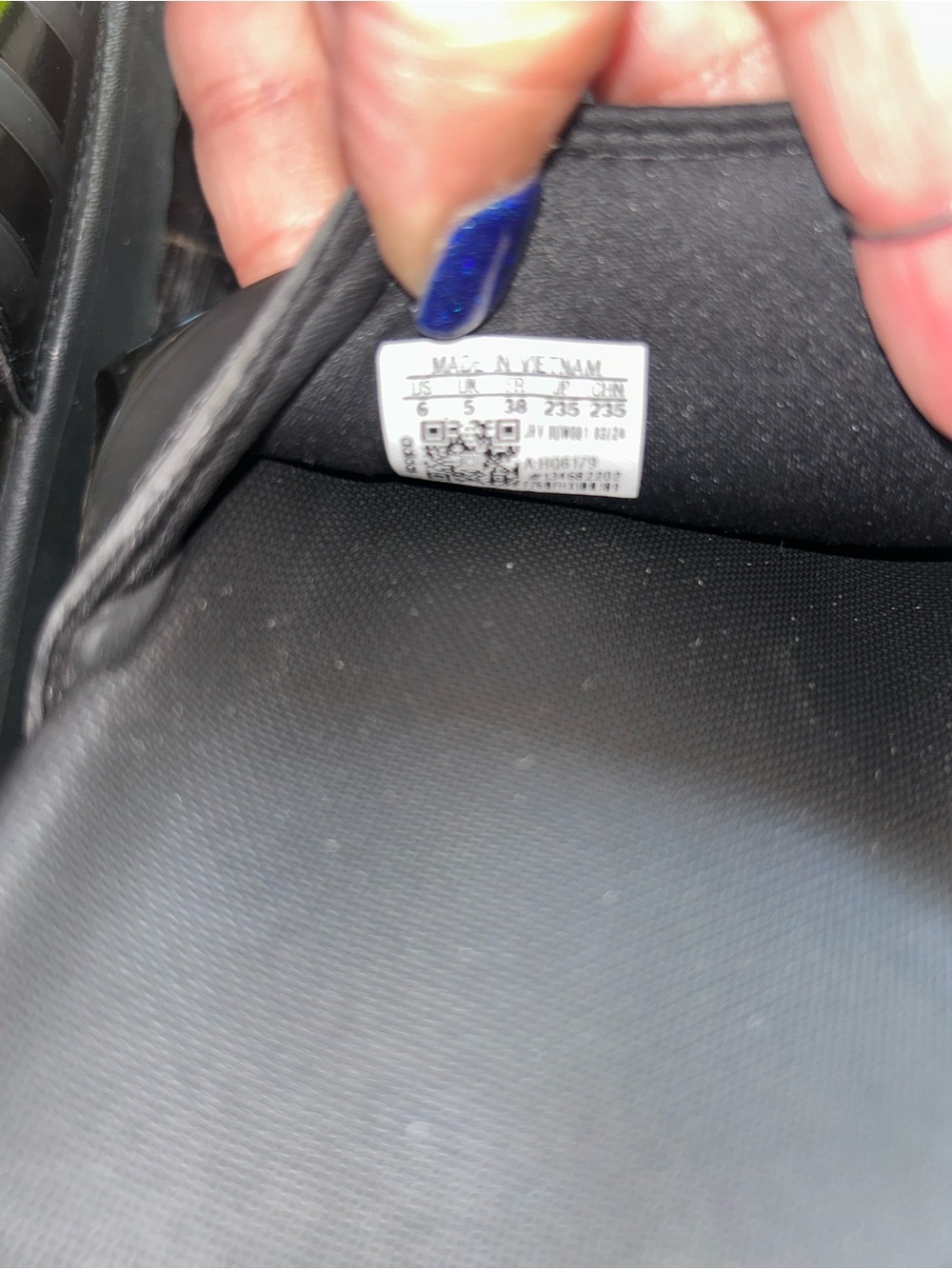 Adidas adilette platform slides (Fit 7-8) - Picture 7 of 9